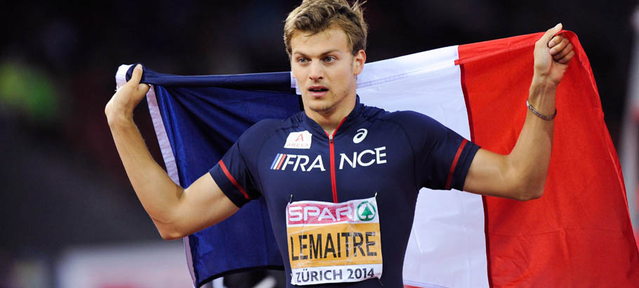 Christophe Lemaitre, recordman sur 100 et 200 m en France