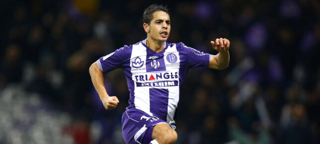 Joie Wissam Ben Yedder  - 05.12.2015 - Toulouse / Lorient - 17e journee Ligue 1 Photo : Manuel Blondeau / Icon Sport