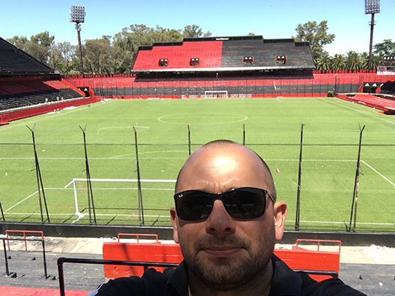 Selfie au stade Marcelo Bielsa 