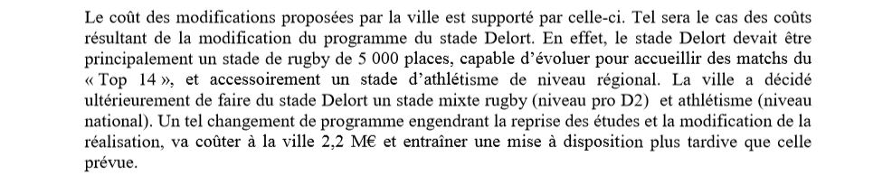 Source : Rapport Chambre Régionale des Comptes