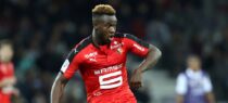 Joris Gnagnon of Rennes during the French League match between Toulouse and Rennes at Stadium Municipal on March 18, 2017 in Toulouse, France. (Photo by Manuel Blondeau/Icon Sport)