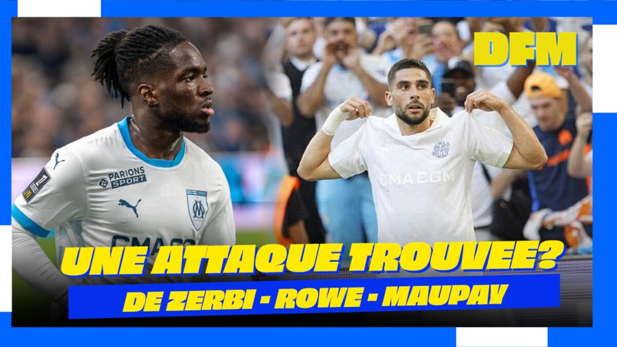 Rowe et Maupay (Olympique de Marseille)