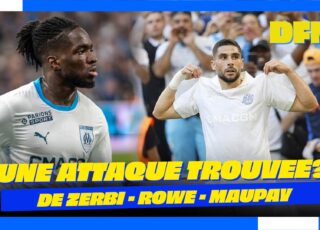 Rowe et Maupay (Olympique de Marseille)